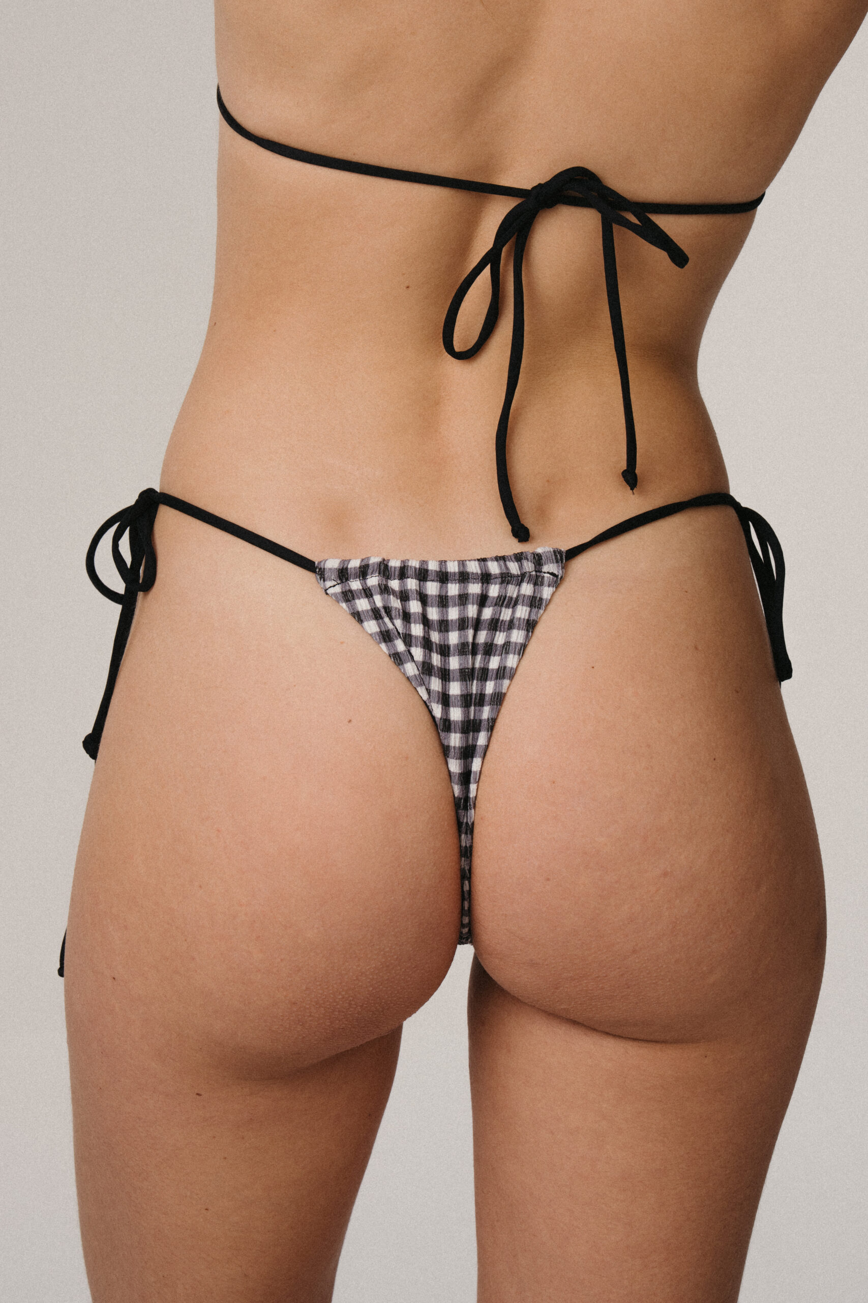 Belleza bikini Bottom - Vichy Cake Black